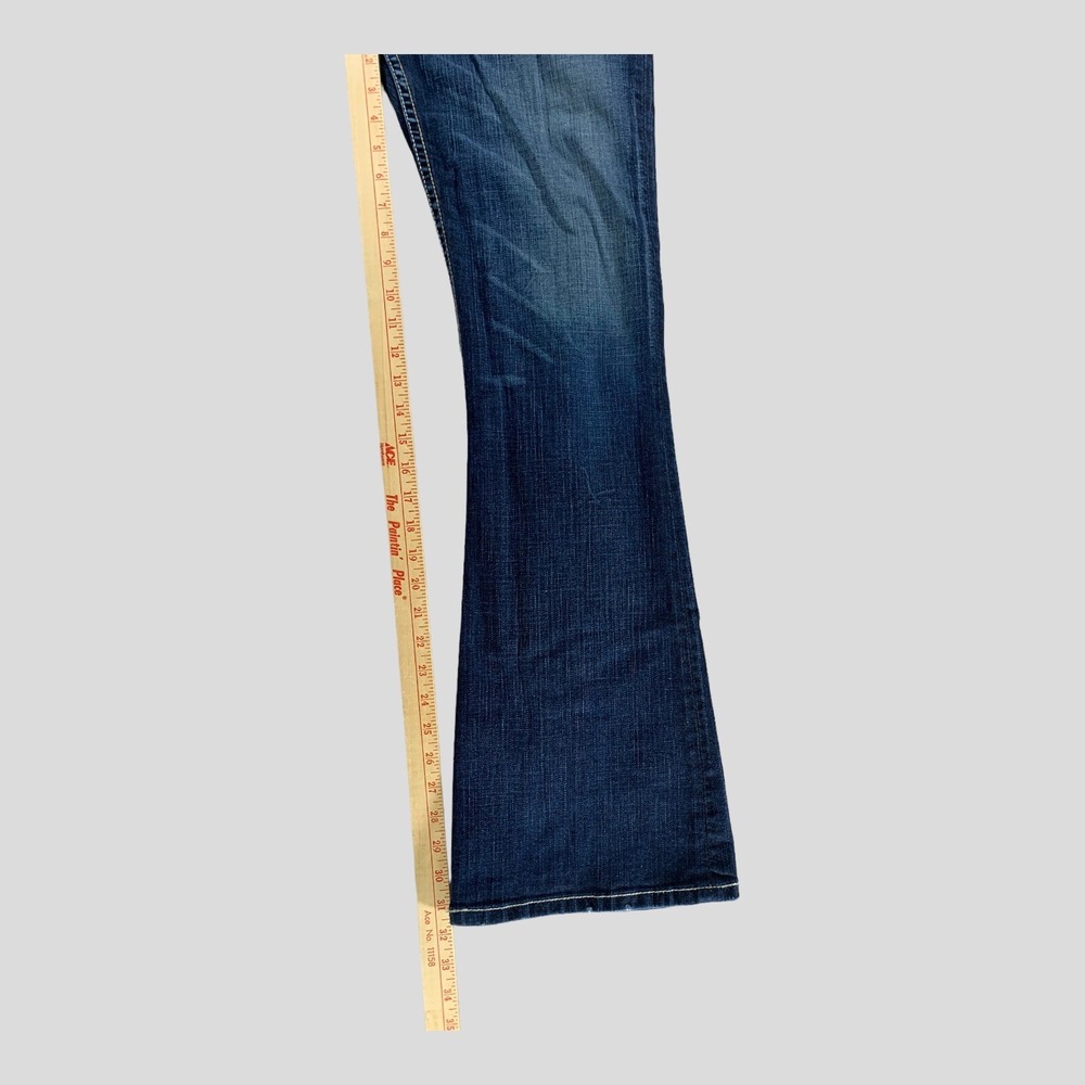 BKE Sabrina Jeans Womens 29x31.5 Stretch Bootcut Dark Wash Denim (Tag 29x33.5) - Picture 8 of 14